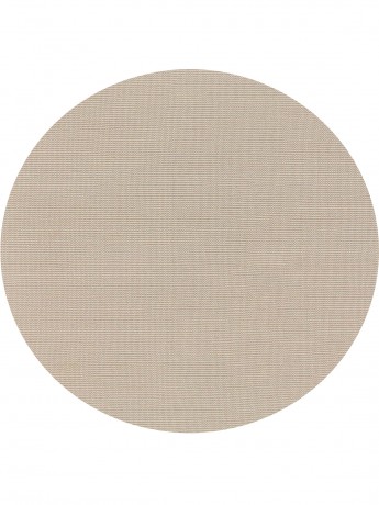 Tapete Java Santro Liso Cru e Off White Redondo - Personalizável