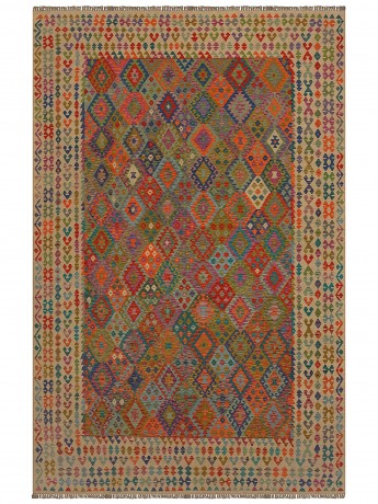 Tapete Kilim Paquistanês Multicores