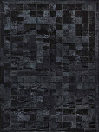 Tapete Couro Preto com Borda (10x10)