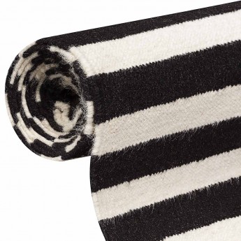 Tapete Kilim Stripes B&W - 060x090
