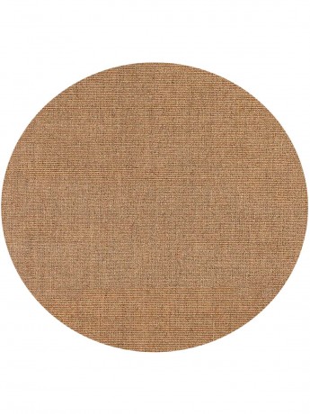 Tapete Sisal Camelo CD Redondo - Personalizável