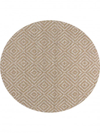 Tapete Sisal Diamante HD Redondo - Personalizável