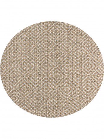 Tapete Sisal Diamante HD Redondo - Personalizável