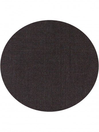 Tapete Sisal Preto C44 Redondo - Personalizável