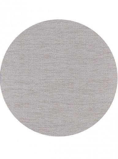 Tapete Tear Vichy Cinza Redondo - Personalizável
