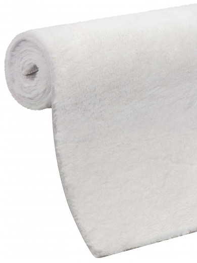 Tapete Pele de Coelho Branco - 100x150