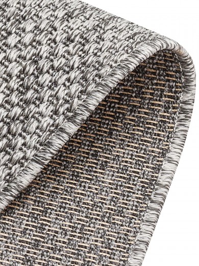 Tapete Sisal Capri 8616A Prata - 150x200