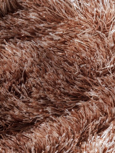 Tapete Shaggy Firenzi Mix Marrom - 150x200