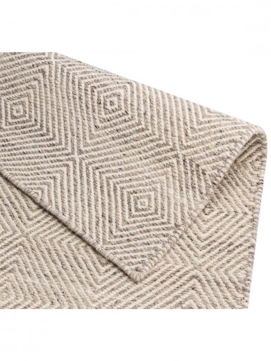 Tapete Kilim Diamond Cinza Escuro - 300x400