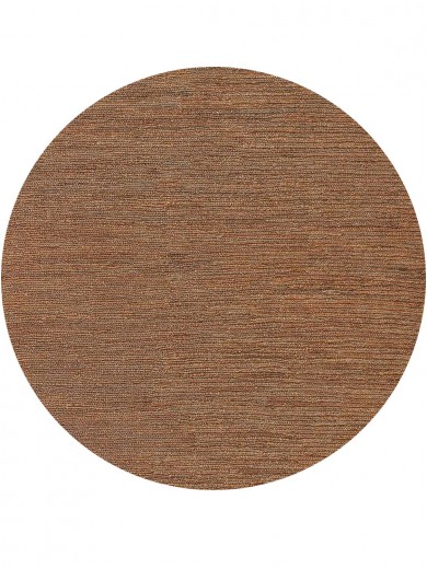 Tapete Raika Ziri Hemp Natural  Redondo - Personalizável