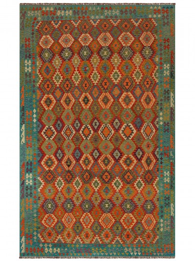 Tapete Kilim Paquistanês Multicores