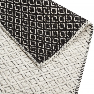 Tapete Osaka Reversível Preto - 100x140