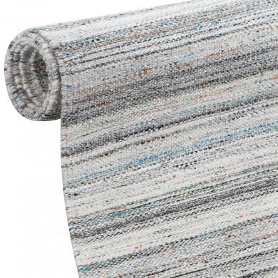 Tapete Kilim Cosmos Prata Mix - 065x300