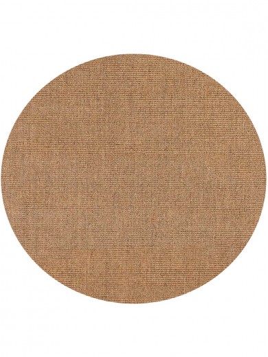 Tapete Sisal Camelo CD Redondo - Personalizável