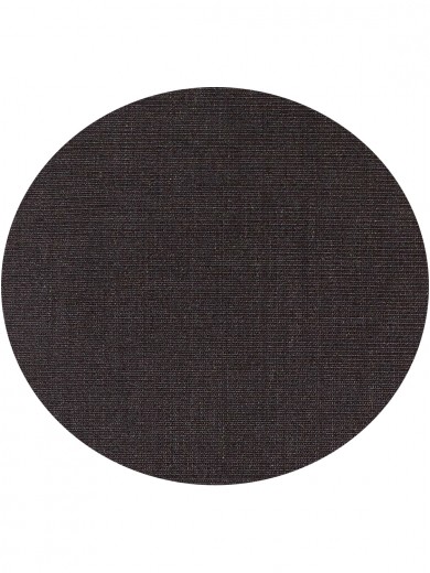Tapete Sisal Preto C44 Redondo - Personalizável